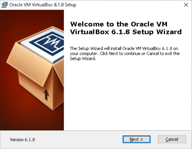 Figure 2: VirtualBox installation